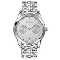 Glashütte OriginalGlashütte 格拉苏蒂 精髓系列 1-39-58-02-02-14 机械男表 银盘 钢带