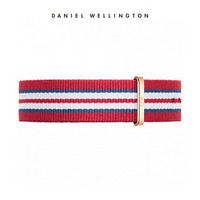 DanielWellington 丹尼尔惠灵顿 0312DW 原装表带20mm尼龙金色针扣男款（适用于40mm表盘系列）
