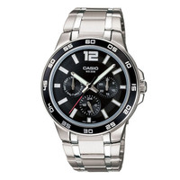 CASIO 卡西欧 大众指针系列 MTP-1300D-1A 男士石英表 防水