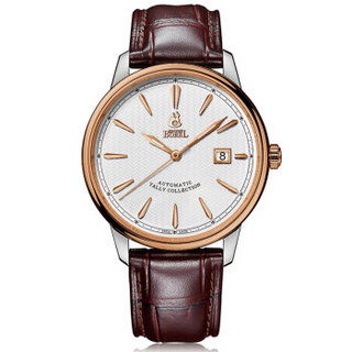 borel 依波路 雅丽系列 gbr5680-25191br 男士机械腕表 41mm 白色