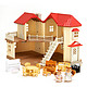 Sylvanian Families 森贝儿家族 灯光大屋 过家家玩具 礼品套 SYFC27568