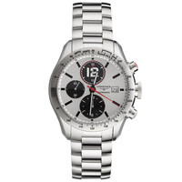 LONGINES 浪琴 康卡斯系列 L3.636.4.70.6 男士机械手表 44mm 白色 银色 不锈钢
