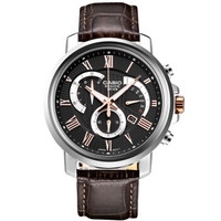 CASIO 卡西欧 大众指针系列 BEM-506GL-1AV 石英男表 防水 夜光 皮带
