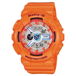 CASIO 卡西欧 BABY-G系列 BA-110SN-4A 女士石英手表