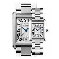 Cartier 卡地亚 坦克系列 W5200028/W5200013 情侣机械对表