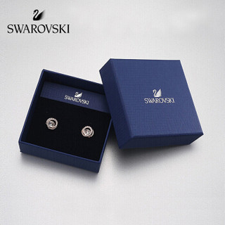 SWAROVSKI 施华洛世奇 GENERATION 梨形仿水晶螺旋穿孔耳钉