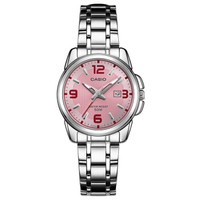 CASIO 卡西欧 大众指针系列 LTP-1314D-5A 女士石英表(粉色) 夜光防水