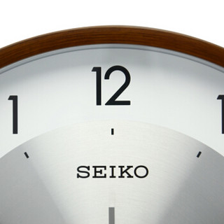 SEIKO 精工 时尚创意欧式客厅居家铝面挂钟挂表