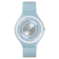 二手99成新 斯沃琪(Swatch)瑞士手表 SKIN系列清新浅蓝色石英男女表SKIN粉蓝SVOS100