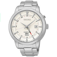 SEIKO 精工 Kinetic系列 SUN029J1 人动电能GMT(两地时间)防水男表