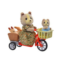  Sylvanian Families 森贝儿家族 出行工具系列 过家家玩具 母子自行车SYFC22368