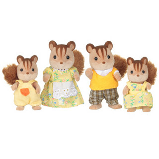 Sylvanian Families 森贝儿家族 家族系列 SYFC31368/4172 过家家玩具 核桃松鼠家族