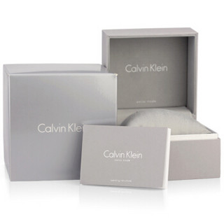 CALVIN KLEIN 卡尔文·克莱 MINIMAL系列 K3M2212X 中性石英手表 35mm 灰色 银色 不锈钢