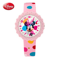 Disney 迪士尼 MK-14013P 女生米奇石英表(粉色 )防水皮革