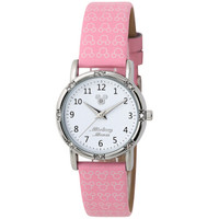 Disney 迪士尼 ELA-6028-2 女孩石英表（粉色镶钻）夜光防水 时尚米奇