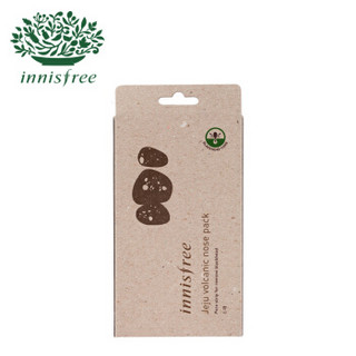 innisfree 悦诗风吟 济州岛火山岩泥毛孔清洁鼻贴 0.33g*6片装