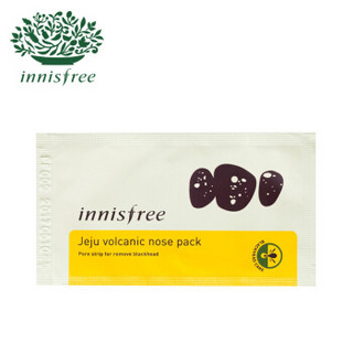 innisfree 悦诗风吟 济州岛火山岩泥毛孔清洁鼻贴 0.33g*6片装