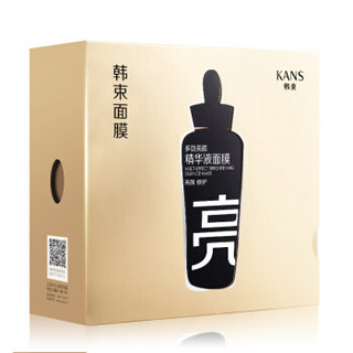 KanS 韩束 多效亮颜精华液面膜 24.6ml*15片装