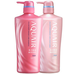 AQUAIR 水之密语 靓彩染烫修护 洗护套装(洗发露600ml 护发素600ml)