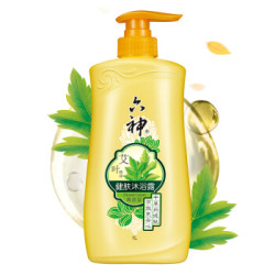 六神 艾叶健肤沐浴露 清凉型 1L *4件