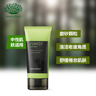 innisfree 悦诗风吟 森林男士清新舒润洁面膏 150ml