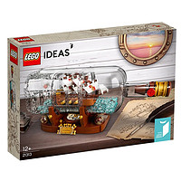 0点领券、值友专享：LEGO 乐高 Ideas系列 典藏瓶中船 21313