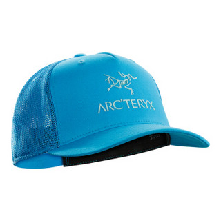 始祖鸟 ARC’TERYX 户外遮阳鸭舌帽 Logo Trucker Hat半岛蓝 18572 L06985500NA