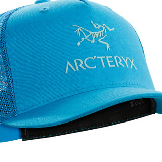 始祖鸟 ARC’TERYX 户外遮阳鸭舌帽 Logo Trucker Hat半岛蓝 18572 L06985500NA