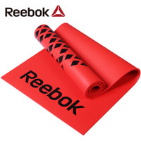 锐步（Reebok）瑜伽垫女 加厚防滑健身垫运动垫环保NBR加长183*61cm进口舞蹈毯RAMT-12235RD 红色-8mm