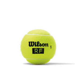 威尔胜（Wilson）WRT11990M 费德勒训练球 专业网球 RF 4只/罐