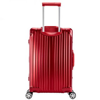 BCE LK-1110 铝镁合金行李箱 红色 24英寸
