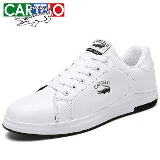  CARTELO KDL7C7001 男士运动板鞋 白色 42