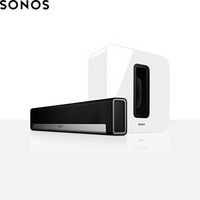 SONOS 无线智能音响系统 WiFi无线智能家庭影院3.1 PLAYBAR+SUB白色经典套装