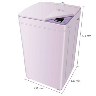 Haier 海尔 Iwash-1P 迷你洗衣机 3kg 樱花红