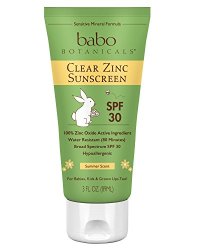 Babo Botanicals 宝宝天然防晒霜SPF30,3 oz