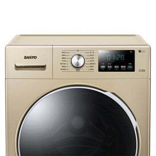  SANYO 三洋 WF100BI576SJ 10公斤 变频滚筒洗衣机