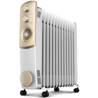 艾美特（Airmate）取暖器/家用电暖器/电暖气 13片速热电热油汀 HU1326-W