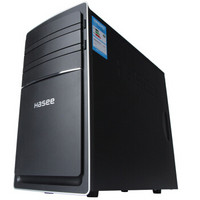 Hasee 神舟 新瑞K80-CP5 D2-HFMPBGG 台式电脑主机 (六核、8G、NVIDIA GT730、1T)