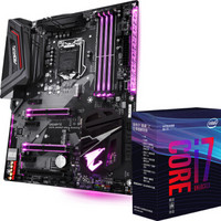 GIGABYTE 技嘉 Z370 AORUS Ultra Gaming 主板+intel 英特尔 i7 8700K 处理器 板U套装