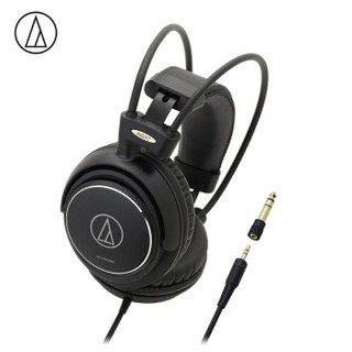 audio-technica 铁三角 AVC500 头戴式动圈耳机 黑色