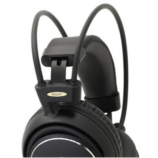 audio-technica 铁三角 AVC500 头戴式动圈耳机 黑色