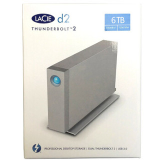 LaCie 莱斯 d2 Thunderbolt 2 3.5英寸 桌面硬盘 6TB