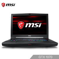 MSI 微星 微星-GT GT75 17.3英寸笔记本电脑(黑色、i7-8750h、16G、256G 1T、GTX1070)