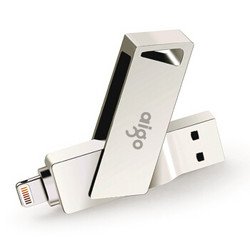 爱国者（aigo）128GB Lightning USB3.0  苹果U盘 U368精耀升级版 银色 苹果官方MFI认证 手机电脑两用