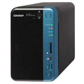  QNAP 威联通 TS-253B 4G内存 两盘位 NAS网络存储器