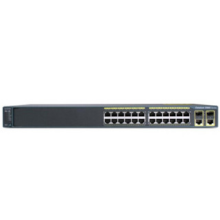 CISCO 思科 WS-C2960+24TC-L 24口百兆可管理交换机