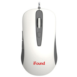 iFound 方正 F663 游戏鼠标 白色