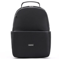 美旅箱包 AmericanTourister DailyOutfeit系列简约休闲大容量电脑中性双肩背包BX8*09003黑色防泼水