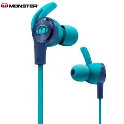 MONSTER 魔声 iSport Achieve 入耳式耳机 有线版 蓝色