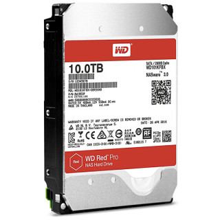 Western Digital 西部数据 红盘Pro 企业级硬盘 10TB	256MB 7200rpm WD101KFBX